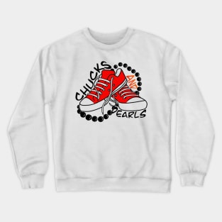 Chucks and Pearls 2021 kamala harris T-Shirt Crewneck Sweatshirt